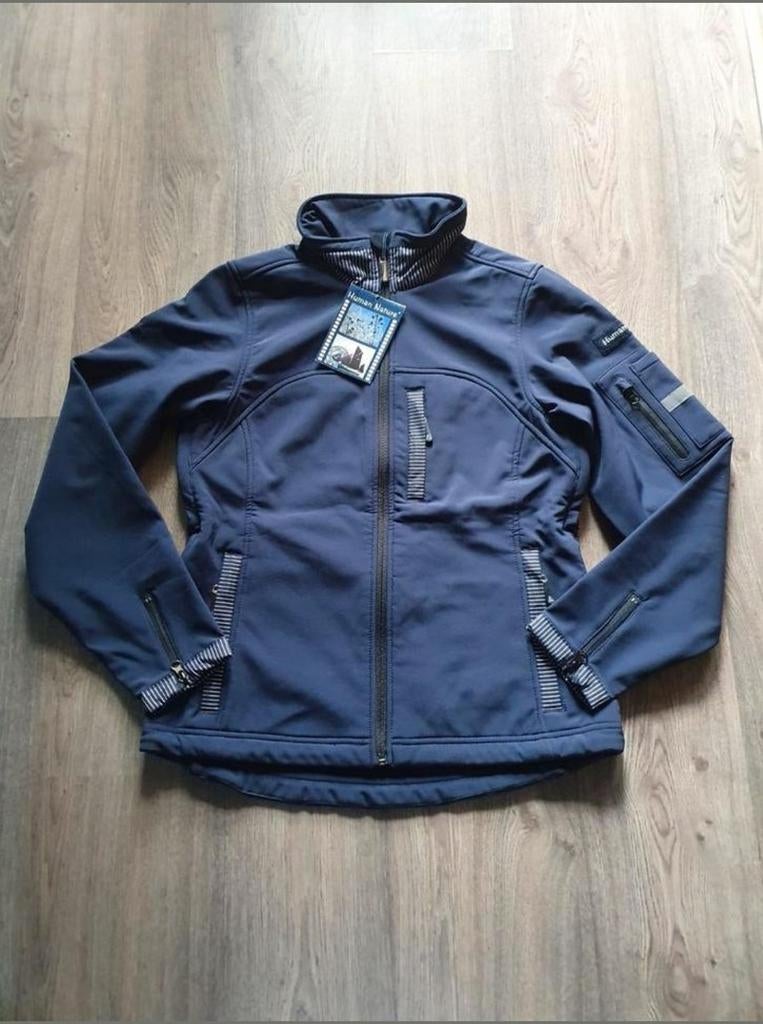 Nieuwe Human Nature blauwe softshell, Ophalen of Verzenden, Nieuw, Blauw