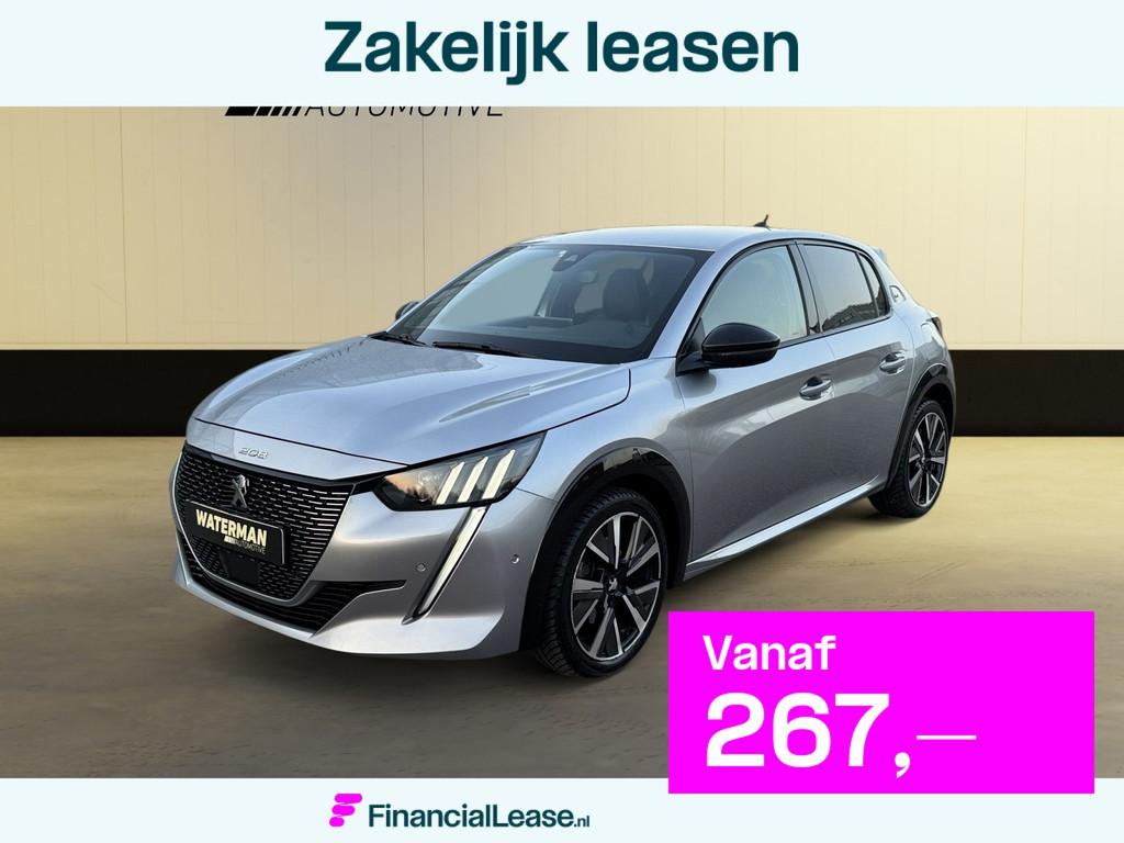 Peugeot 208 1.2 GT-Line 101PK AUTOMAAT/VIRTUEEL/CAMERA/LED/1, 101 pk, Gebruikt, Leder en Stof, 3 cilinders