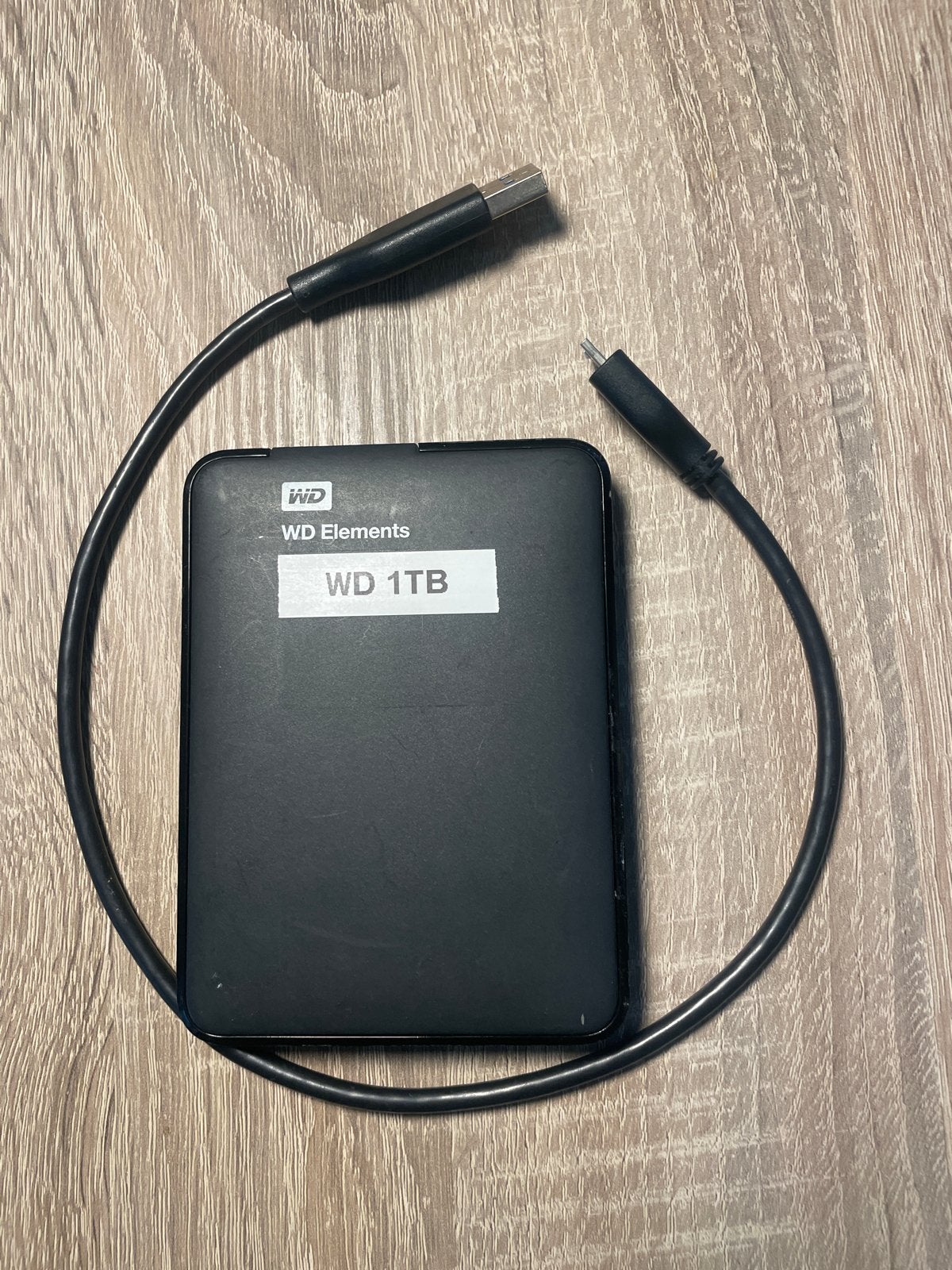 WD Elements 1TB Externe Harde Schijf USB 3.0, Server, HDD, Ophalen of Verzenden, Zo goed als nieuw