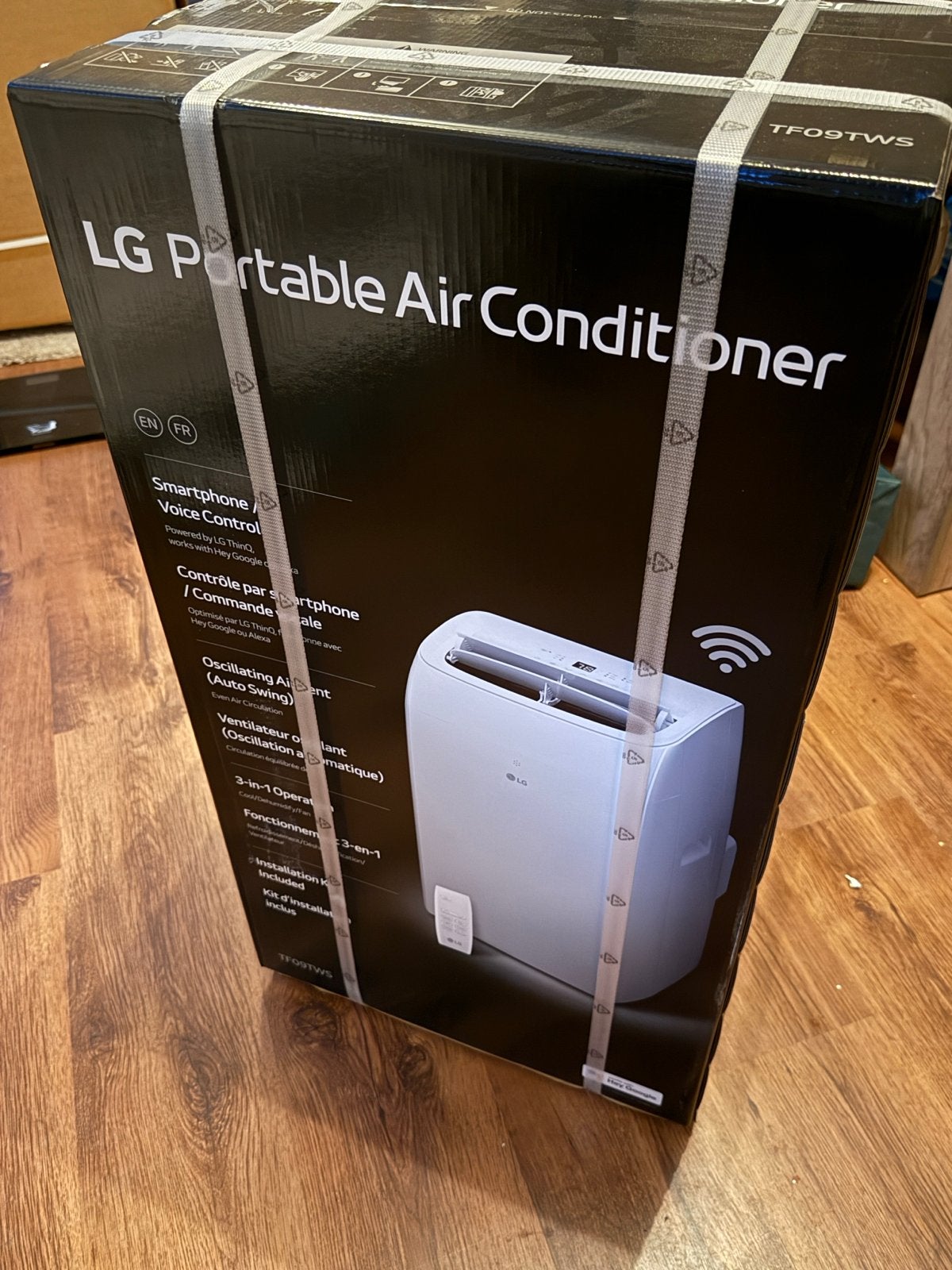 Nieuwe LG Mobiele Airconditioner - Ongeopend en Geseald, Ophalen, Minder dan 60 m³, Nieuw, 3 snelheden of meer