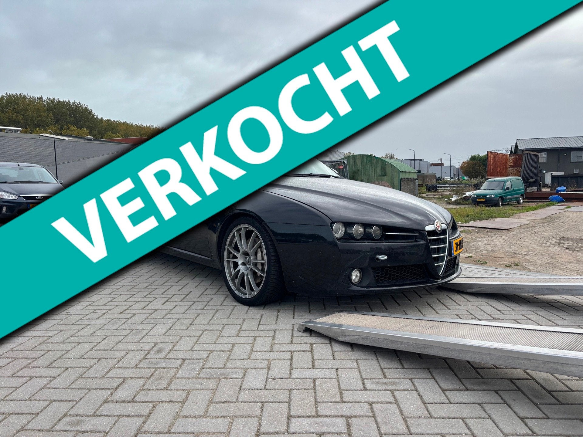Alfa Romeo 159 Sportwagon 3.2 JTS Q4 TI, Auto's, 3195 cc, Zwart, Handgeschakeld, Vierwielaandrijving