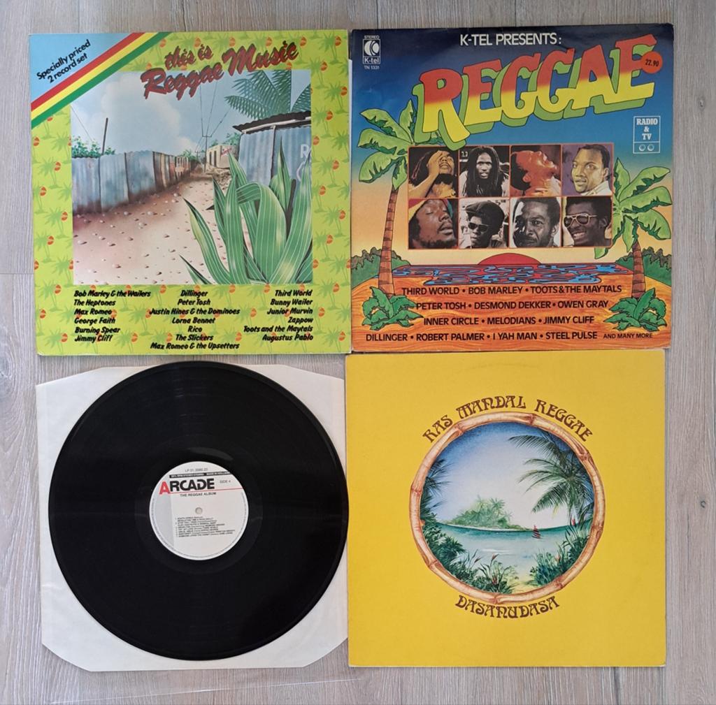 4x LP Reggae Verzameling: Diverse Artiesten, Cd's en Dvd's, Vinyl | Pop, Gebruikt, 12 inch, Ophalen of Verzenden