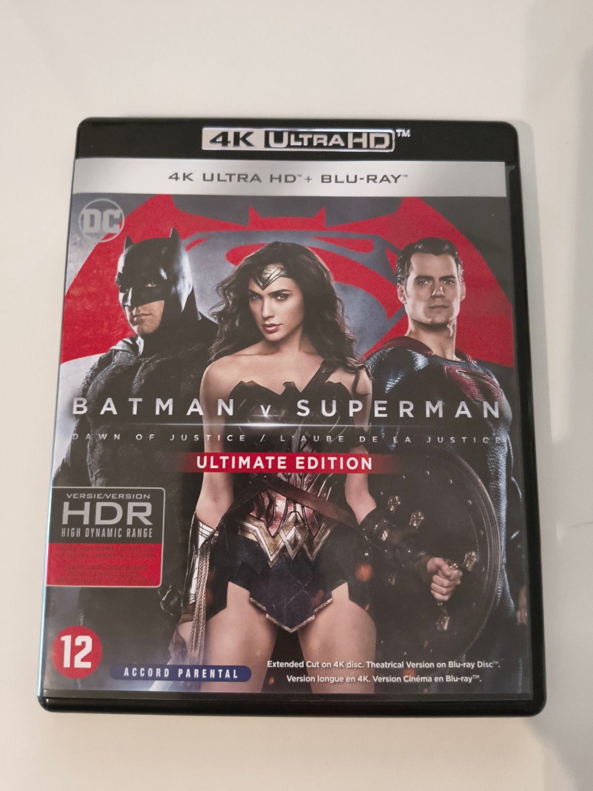Batman vs Superman 4K Ultra HD, Ophalen of Verzenden, Zo goed als nieuw, Actie