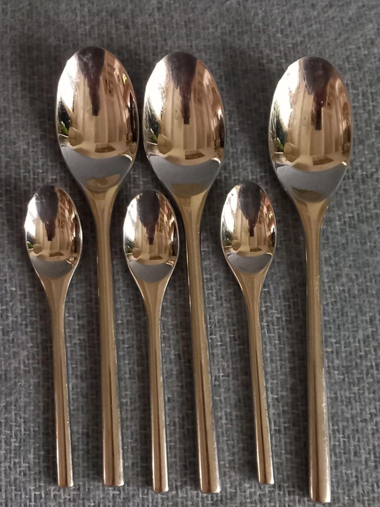 Set van 6 iitala Artik 18-10 lepels., Antiek en Kunst, Ophalen of Verzenden