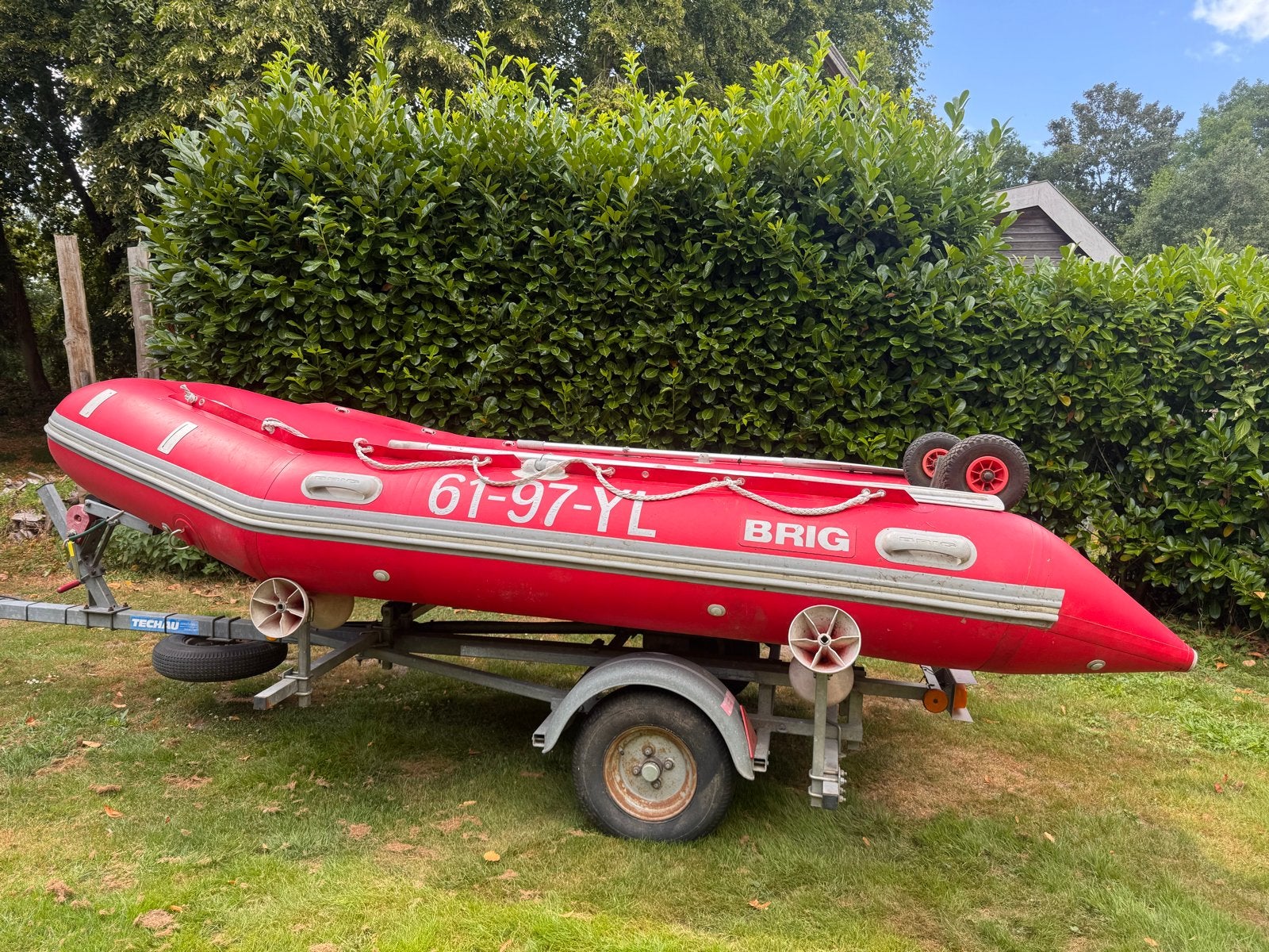 Brig rubberboot V11 met 15pk Suzuki kortstaart en trailer, Watersport en Boten, Ophalen, Gebruikt, 4 m, 15 pk