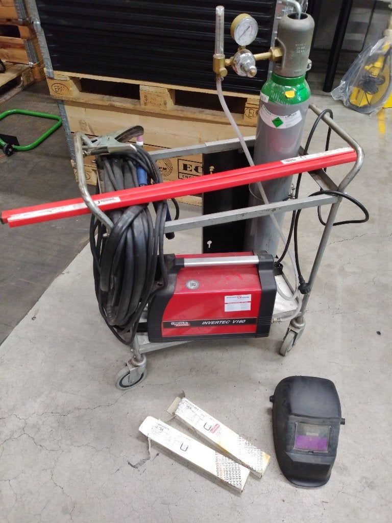 Lasapparaat set Lincoln Electric Invertec V160, Ophalen, Gebruikt, Elektroden