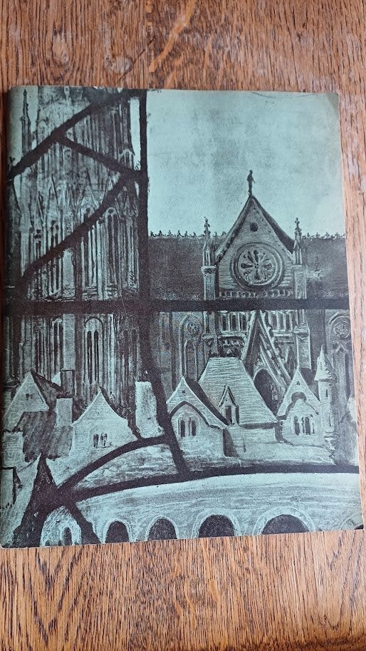 BOYMANS 1952: Franse kathedralen gebrandschilderde kerkramen, Gelezen, Boymans Rotterdam, Ophalen of Verzenden, Overige onderwerpen
