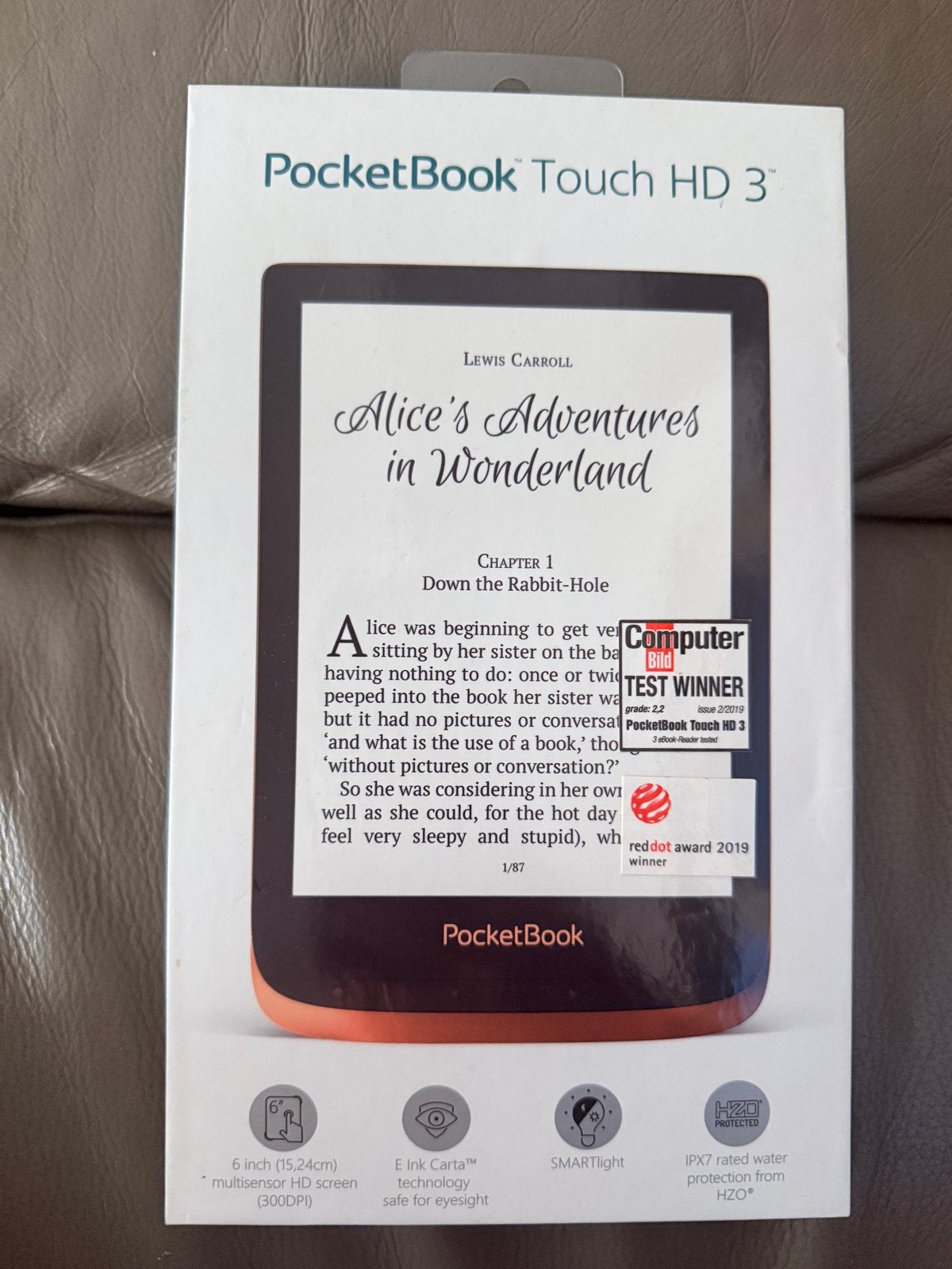 Pocketbook Touch HD 3 e-reader - Zo goed als nieuw, Computers en Software, E-readers, Bluetooth, 6 inch of minder, Ophalen of Verzenden