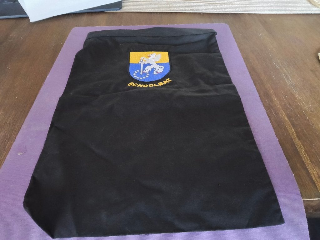 Schoolbat, Verzamelen, Ophalen of Verzenden, Landmacht, Nederland, Embleem of Badge