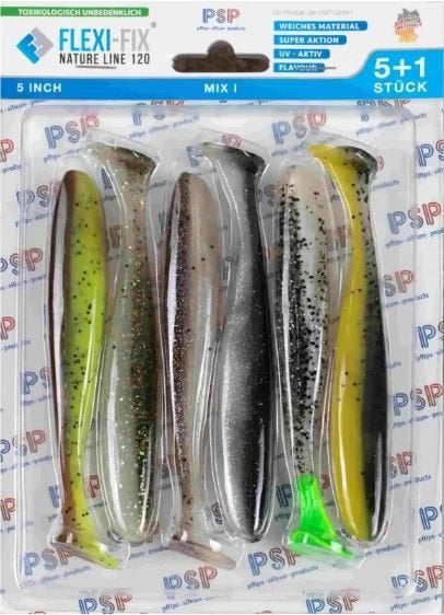 Zeebaars (6) PSP shads voor zeebaars en snoekbaars, Verzenden, Nieuw, Overige typen
