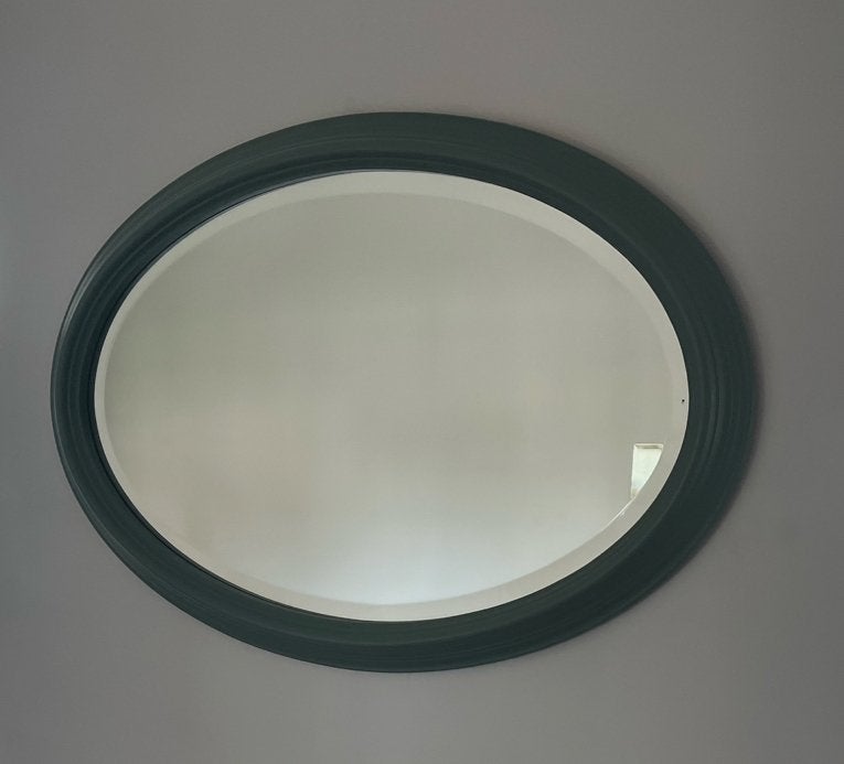 Ovale spiegel, Huis en Inrichting, Ophalen, Minder dan 50 cm, Zo goed als nieuw, Minder dan 100 cm