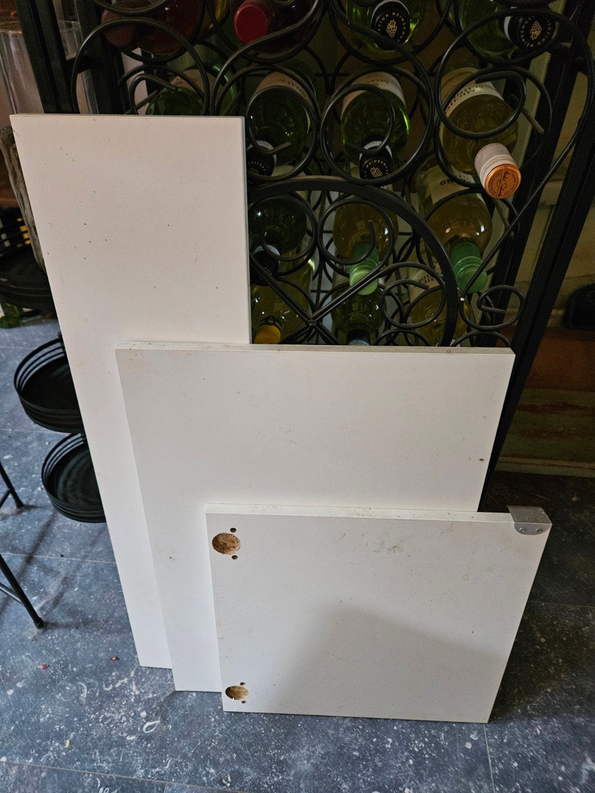 gratis   ikea standaard  wit deur en laden fronten. l, Huis en Inrichting, Keuken | Keukenelementen, Ophalen, Gebruikt, Wit, 50 tot 100 cm