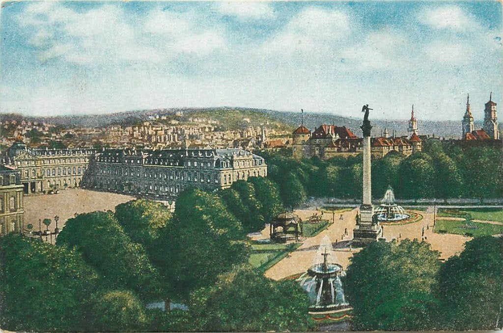 701-486-005 Stuttgart, Verzenden, Voor 1920, Duitsland