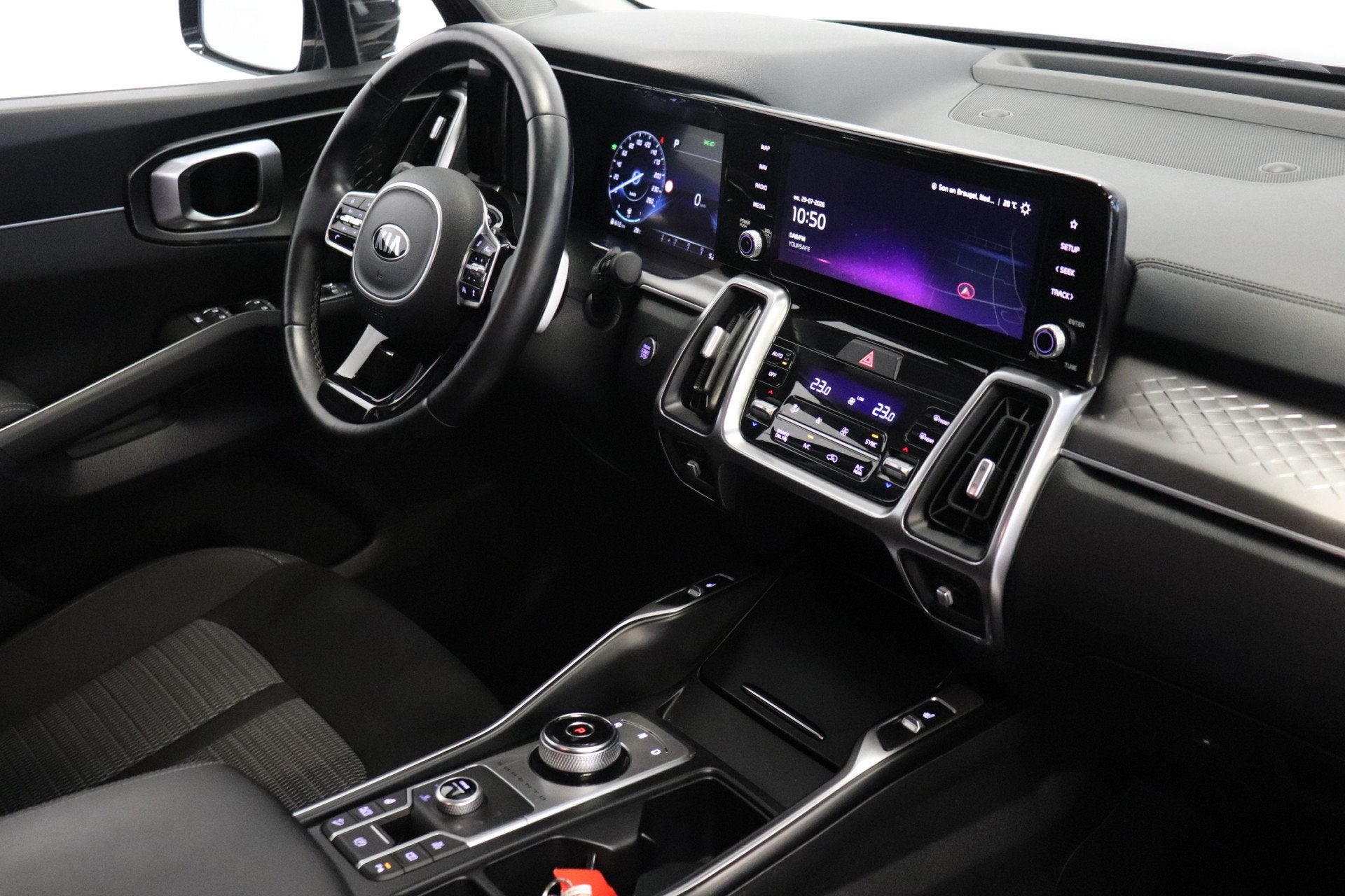 Kia Sorento 1.6 T-GDI Plug-in Hybrid 4WD DynamicLine 7p. | T, Auto's, Dealer onderhouden, Stof, Gebruikt, 4 cilinders
