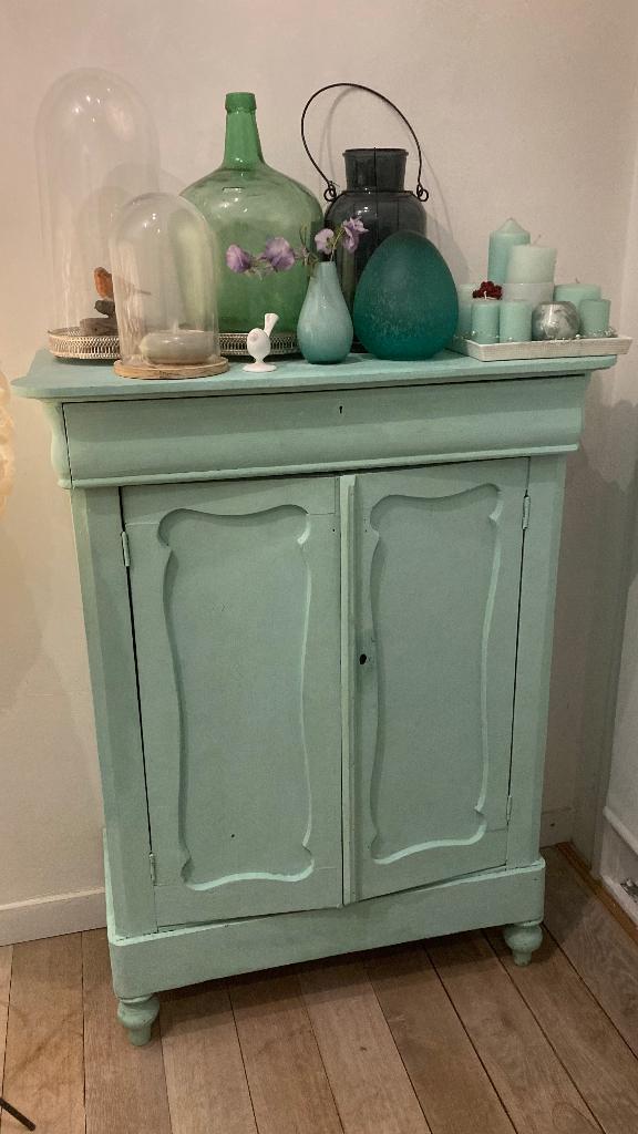 Oude biedermeier kast, Antiek en Kunst, Curiosa en Brocante, Ophalen