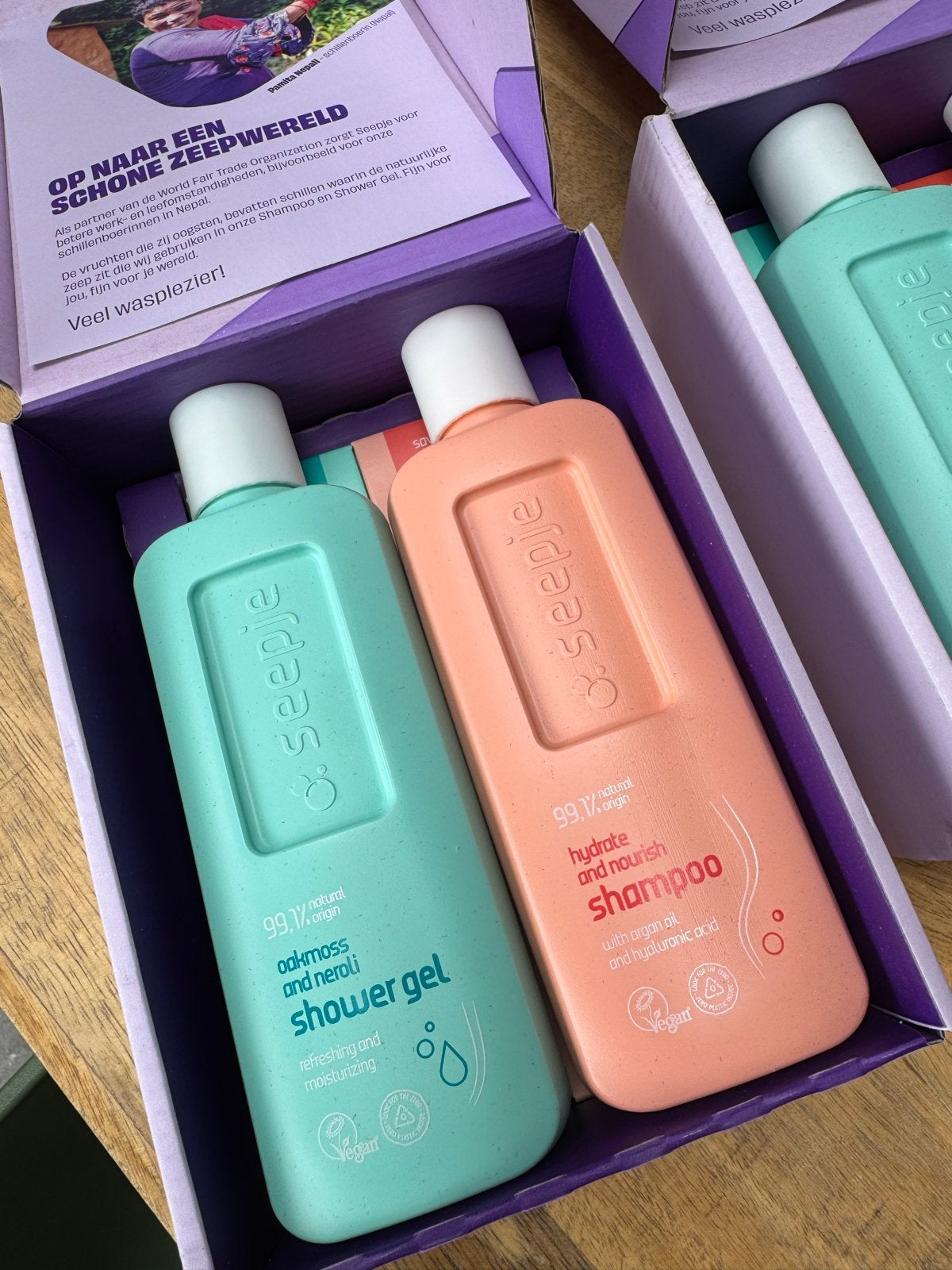 Seepje Vegan Douchegel & Shampoo Duo - Natuurlijk & Duurzaam, Ophalen, Nieuw, Bad & Douche