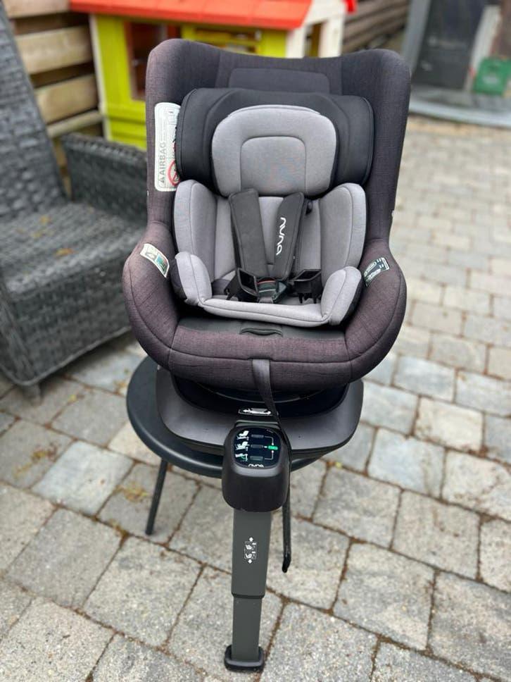 Nuna autostoel inclusief origineel onderstel, Gebruikt, 0 t/m 18 kg, Verstelbare rugleuning, Isofix