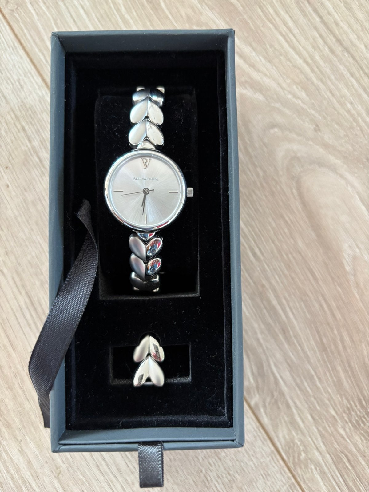 Paul Valentine Horloge, Sieraden, Tassen en Uiterlijk, Overige merken, Staal, Staal, Polshorloge