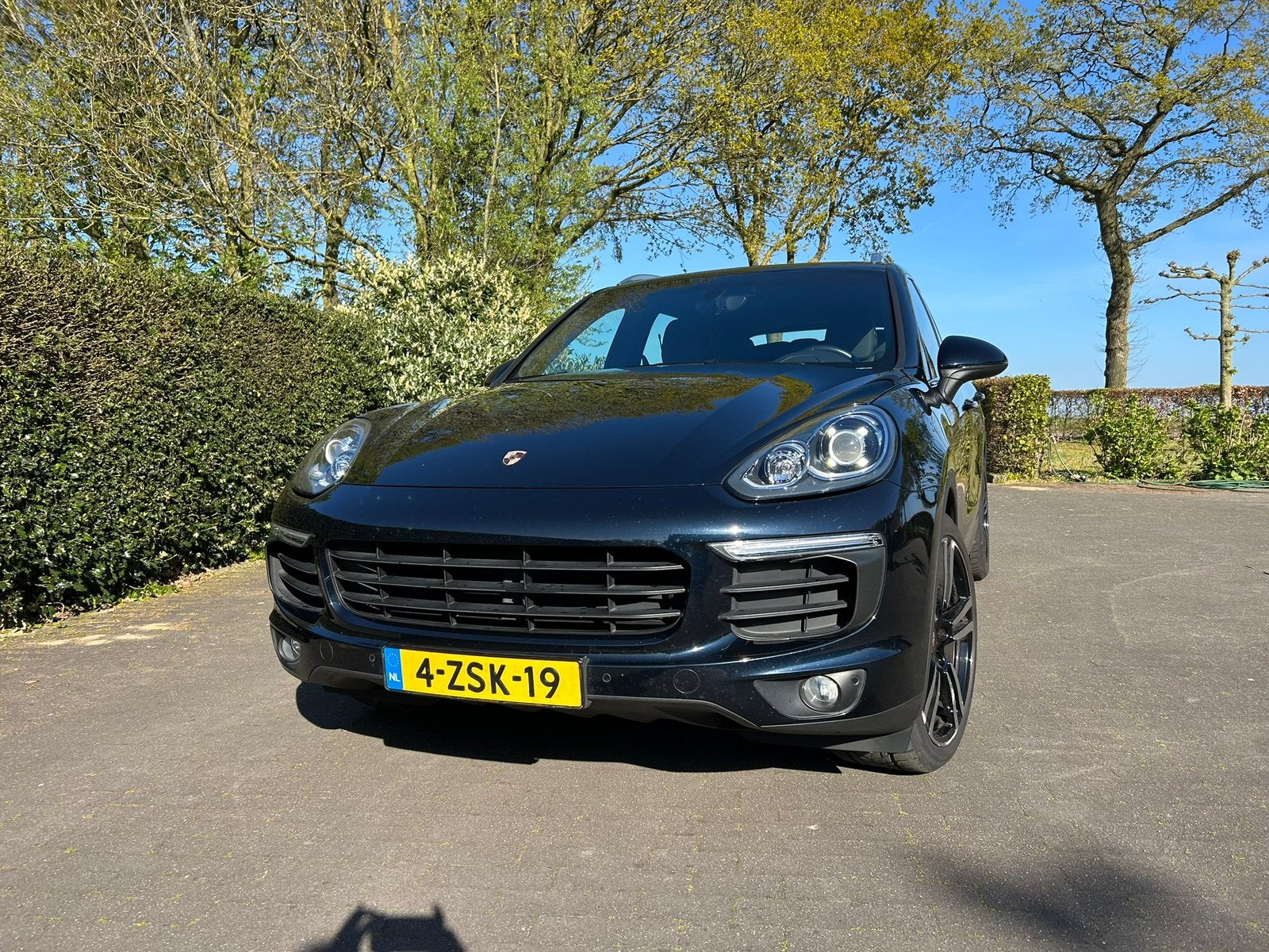 Porsche Cayenne 3.0 V6 416pk E-hybrid Tiptronic S Pano 2015, Automaat, Cayenne, 2995 cc, Blauw
