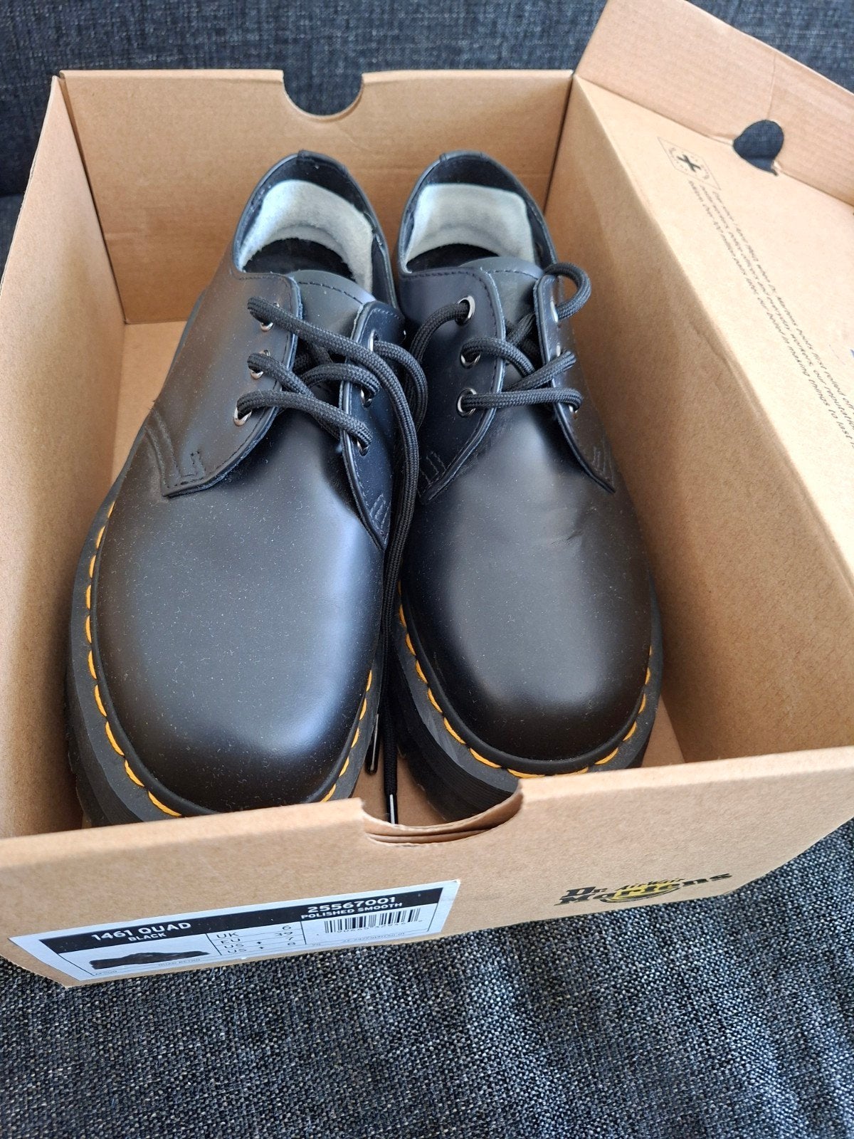 Dr. Martens 1461 Quad schoenen - nieuw, Schoenen met lage hakken, Zwart, Ophalen of Verzenden, Dr. Martens
