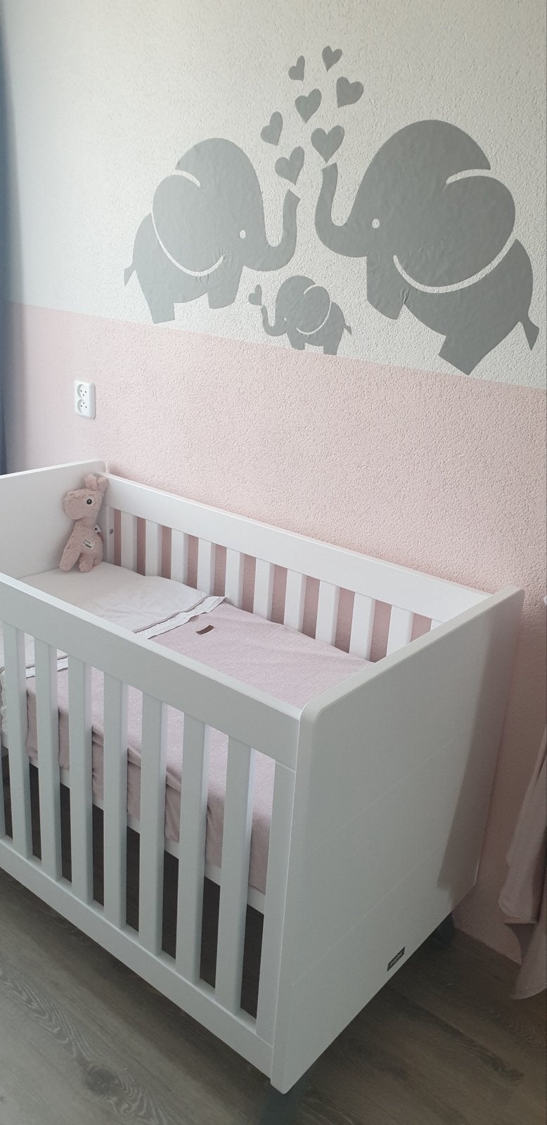 Complete Babykamer Bopita Levi Wit/Grey Wash, Kinderen en Baby's, Kinderkamer | Complete kinderkamers, Ophalen, Zo goed als nieuw