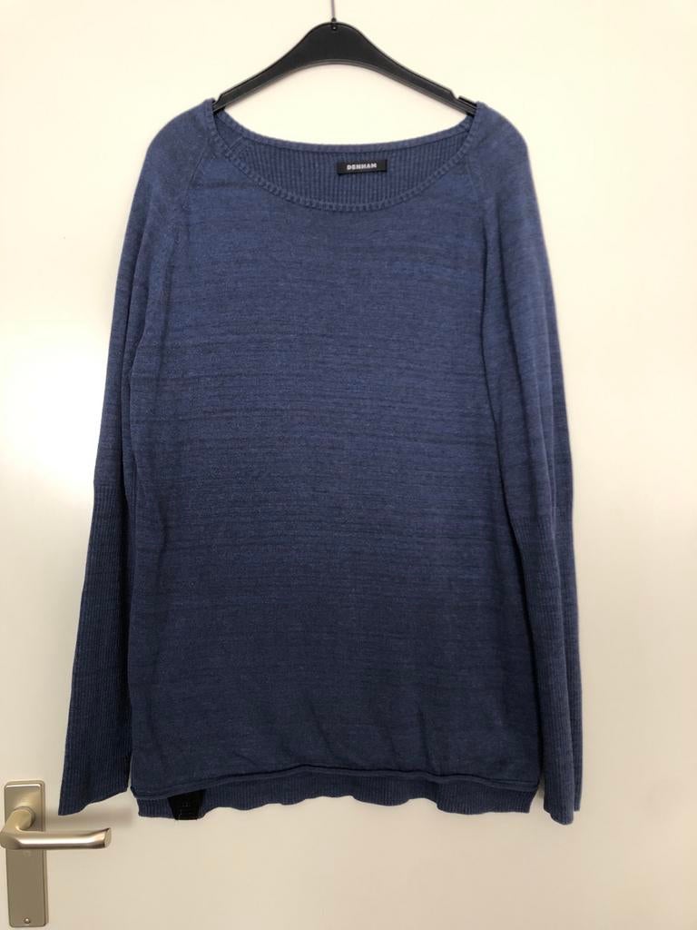 Denham pullover trui maat L, Ophalen of Verzenden, Gedragen, Maat 52/54 (L), Blauw