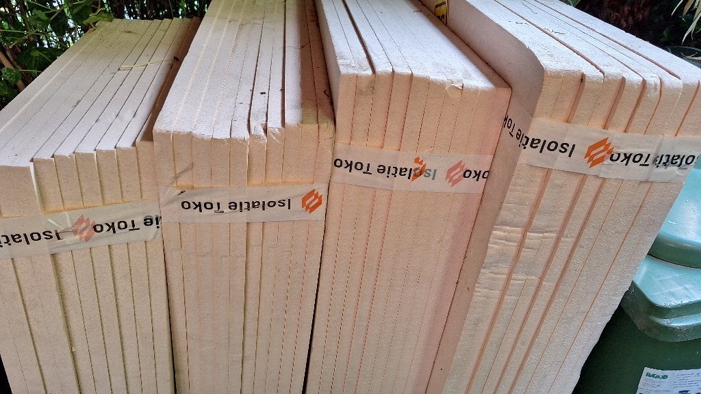 xps isolatieplaten, Muurisolatie, Zo goed als nieuw, Hardschuim (Pir), 15 m² of meer