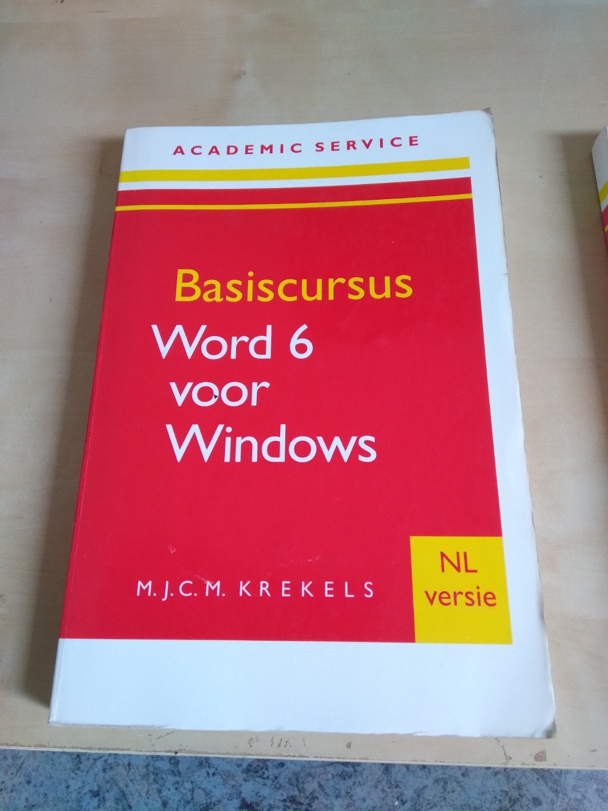 Basiscursus Excel 5 en Word 6,  Windows - Academic Service, Boeken, Ophalen, Gelezen, Software, Gerrit Bruijnes, M.J.C.M. Krekels
