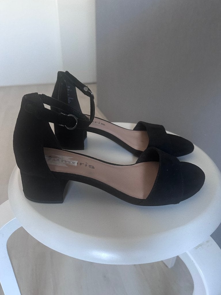 Sandalen Tamaris, Kleding | Dames, Schoenen, Zwart, Sandalen of Muiltjes, Zo goed als nieuw, Ophalen