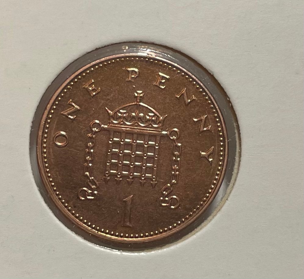 1 penny Engeland 1999, Postzegels en Munten, Ophalen of Verzenden, Overige landen