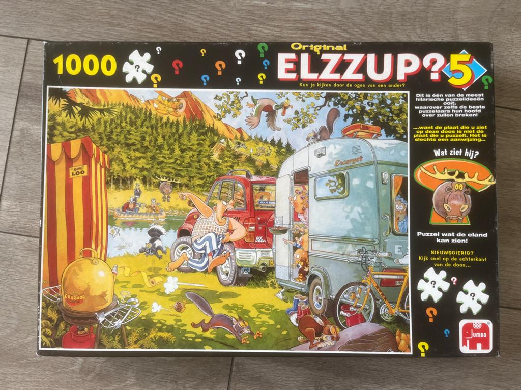 Jumbo Elzzup? 5 Puzzel 1000 stukjes - Origineel, Ophalen, 500 t/m 1500 stukjes, Zo goed als nieuw