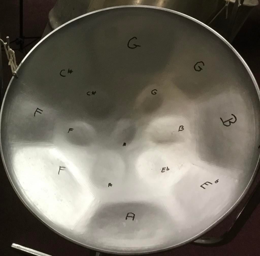Double Seconds steeldrums, Ophalen of Verzenden, Gebruikt, Melodische percussie