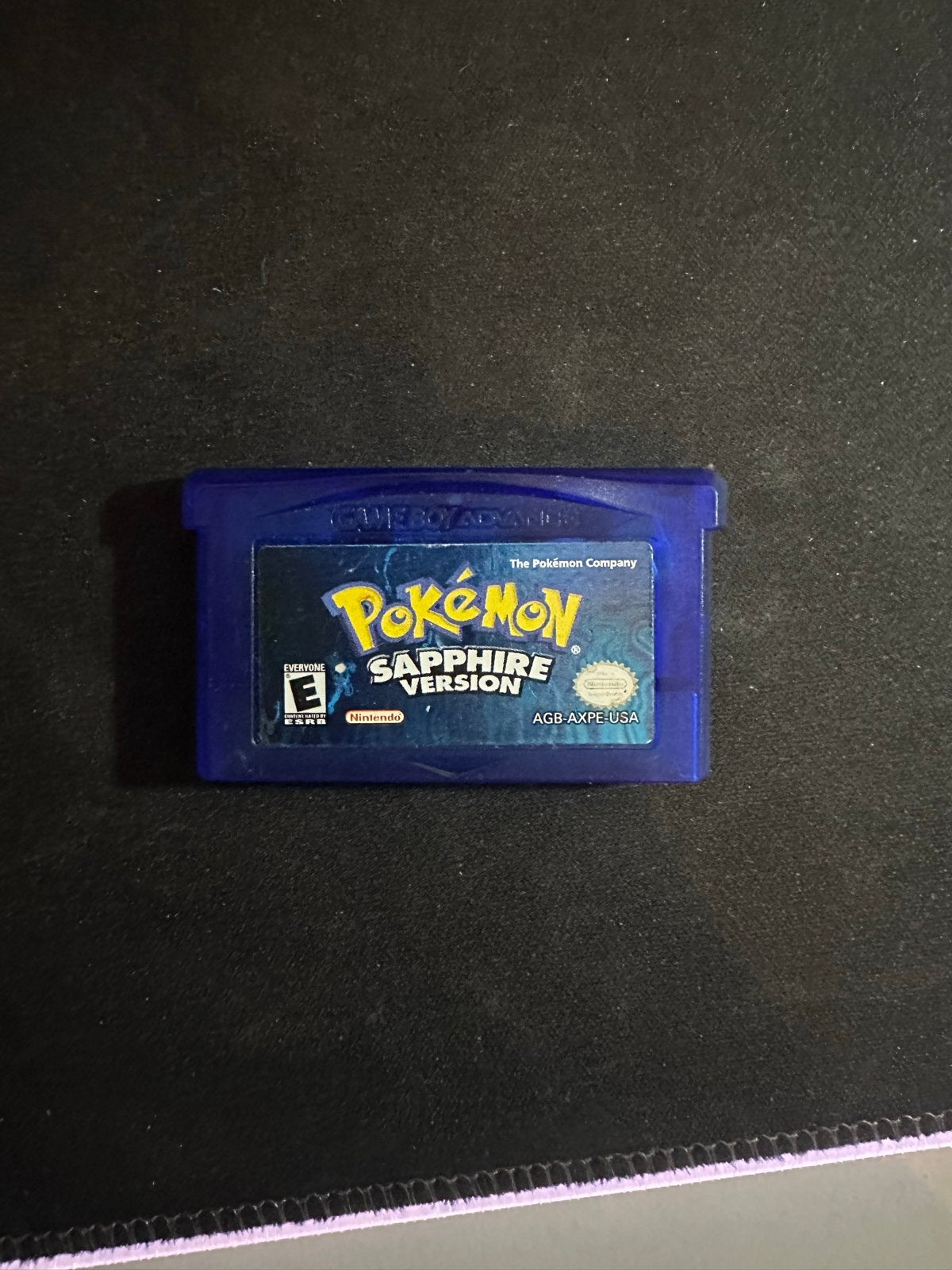 Pokémon Sapphire Version (GBA)1, Gebruikt, 1 speler, Ophalen of Verzenden, Role Playing Game (Rpg)