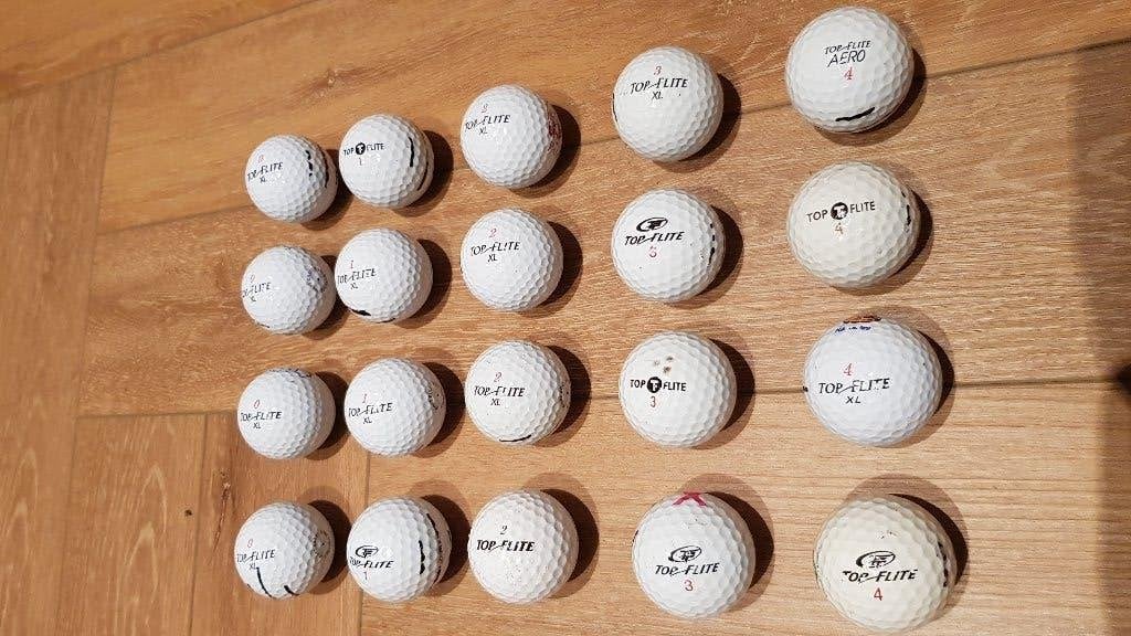 Gebruikte, gewassen golfballen aangeboden, Sport en Fitness, Ophalen, Gebruikt, Bal(len), Overige merken