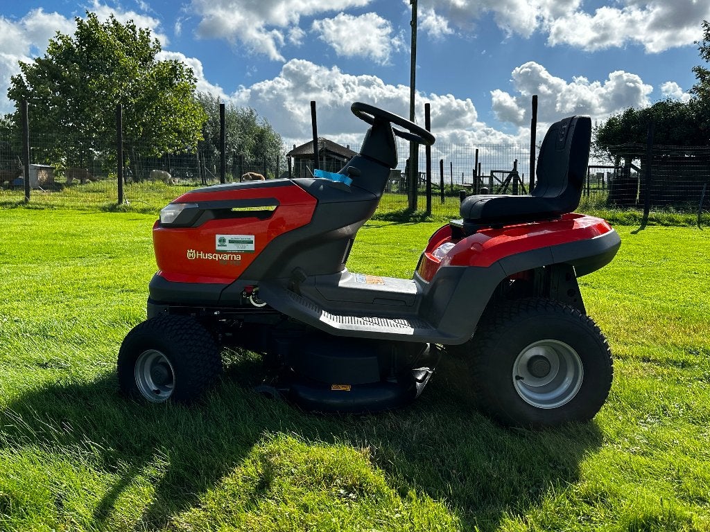 Husqvarna TS 112 – 95 cm dek – 13,8 PK – 413 cc – Hydrostaat, Elektrische starter, Ophalen of Verzenden, Zo goed als nieuw, 90 tot 120 cm