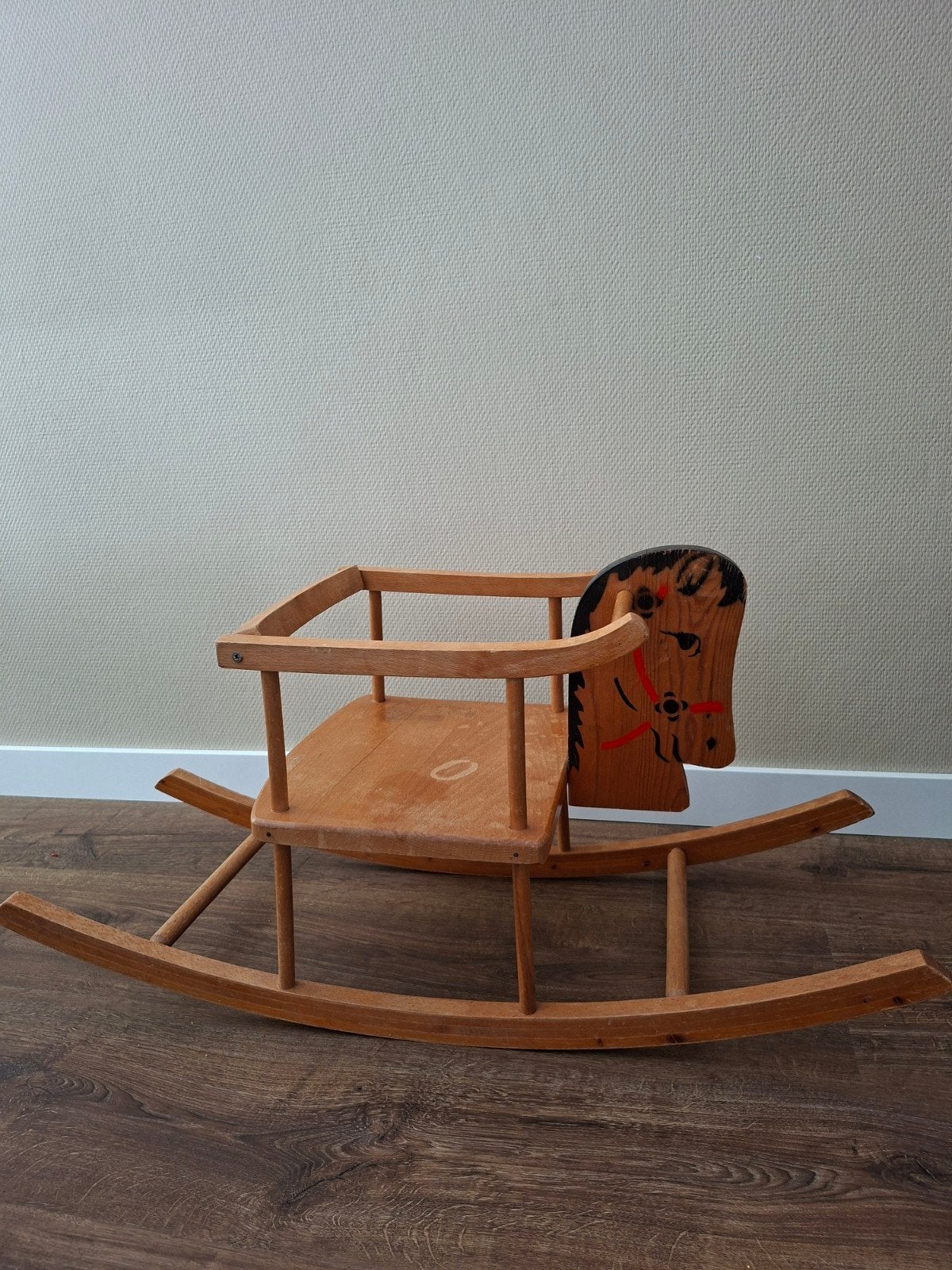 Houten hobbelpaard, Ophalen, Gebruikt