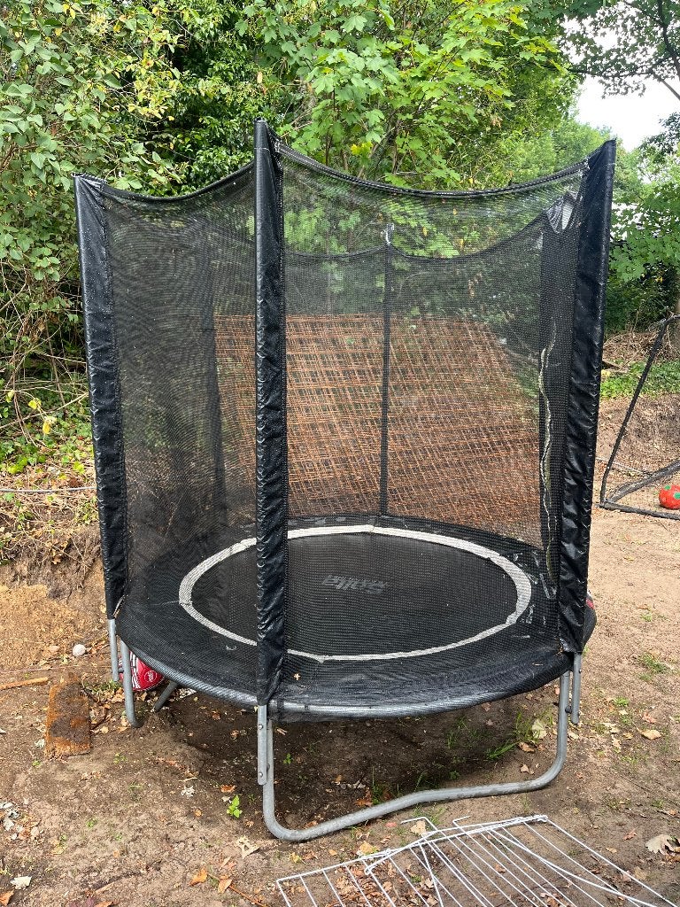 Salta trampoline 180cm  met veiligheidsnet en stevig frame, Ophalen, Gebruikt