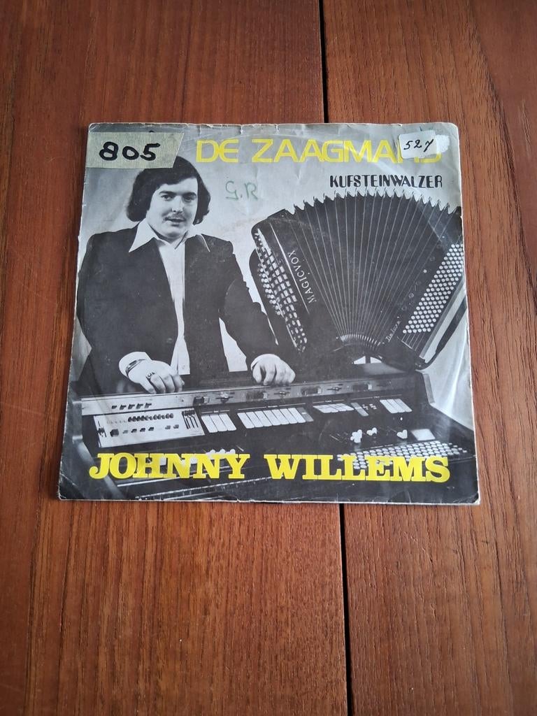 Johnny Willems - De Zaagmars / Kufsteinwalzer., Gebruikt, Originele persing, 7 inch, Single