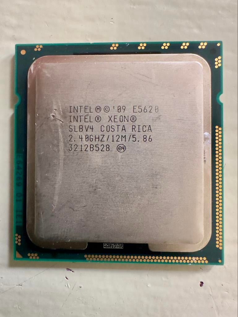 Intel Xeon E5620 Processor 2.40GHz Quad Core CPU, Computers en Software, Processors, Ophalen of Verzenden, Zo goed als nieuw, 4-core