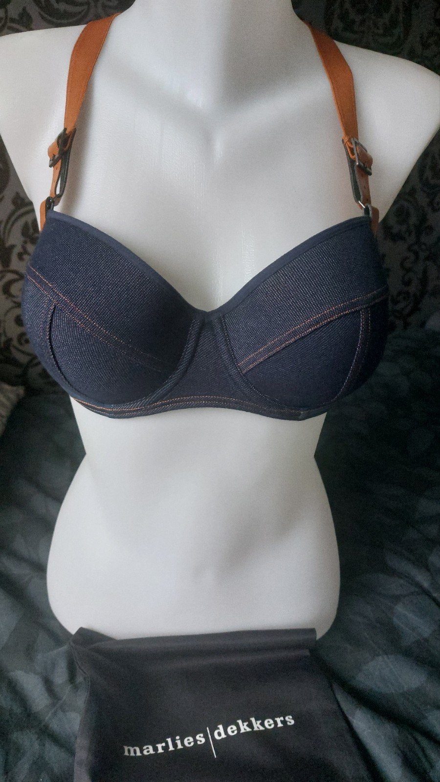 Marlies Dekkers Calamity Jane BH 85C Als nieuw, Marlies Dekkers, Verzenden, Blauw, BH