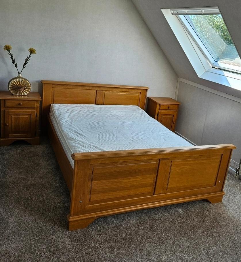 Bed 1,40m x 2,00m ophalen vóór 26 mei, Huis en Inrichting, Ophalen, Tweepersoons, 140 cm, Zo goed als nieuw