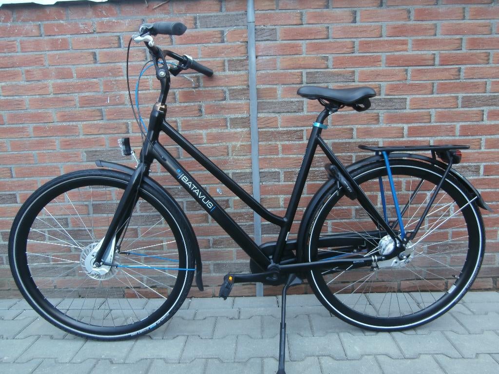 ALS NIEUW! Batavus Dinsdag 57 cm. met 7 versnellingen. zwart, Ophalen, Versnellingen, Batavus, 56 cm of meer