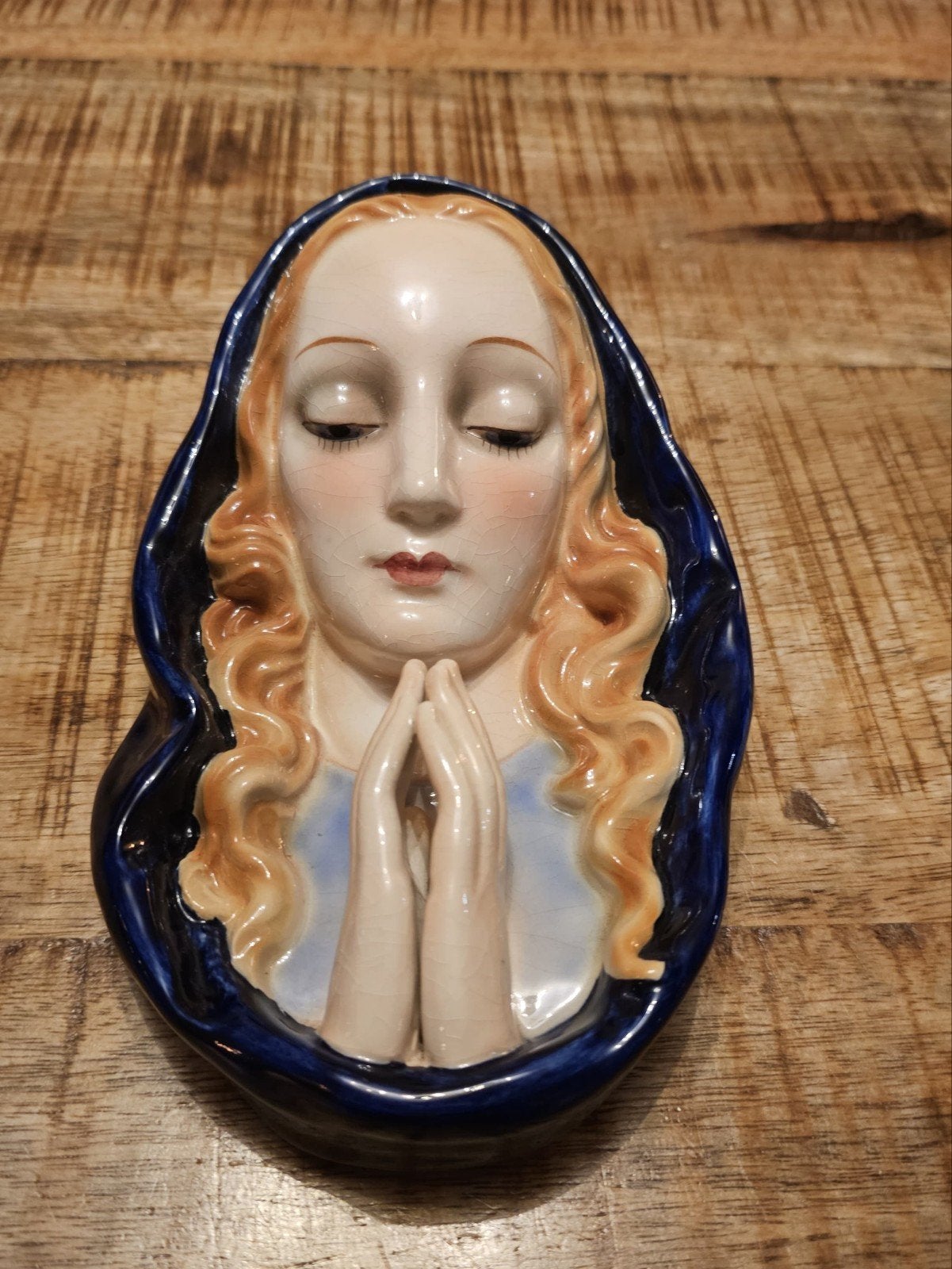 Antieke Goebel Madonna Wandplaat (Jaren '30) Model HM 74, Ophalen of Verzenden