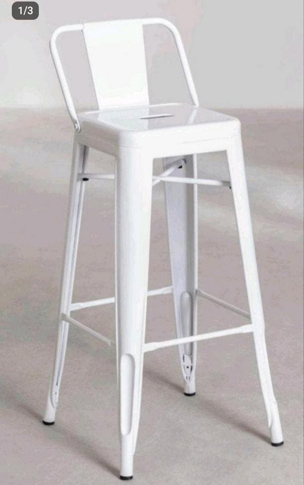 Sklum barkruk, 1 kruk, Ophalen, Metaal, 60 tot 90 cm