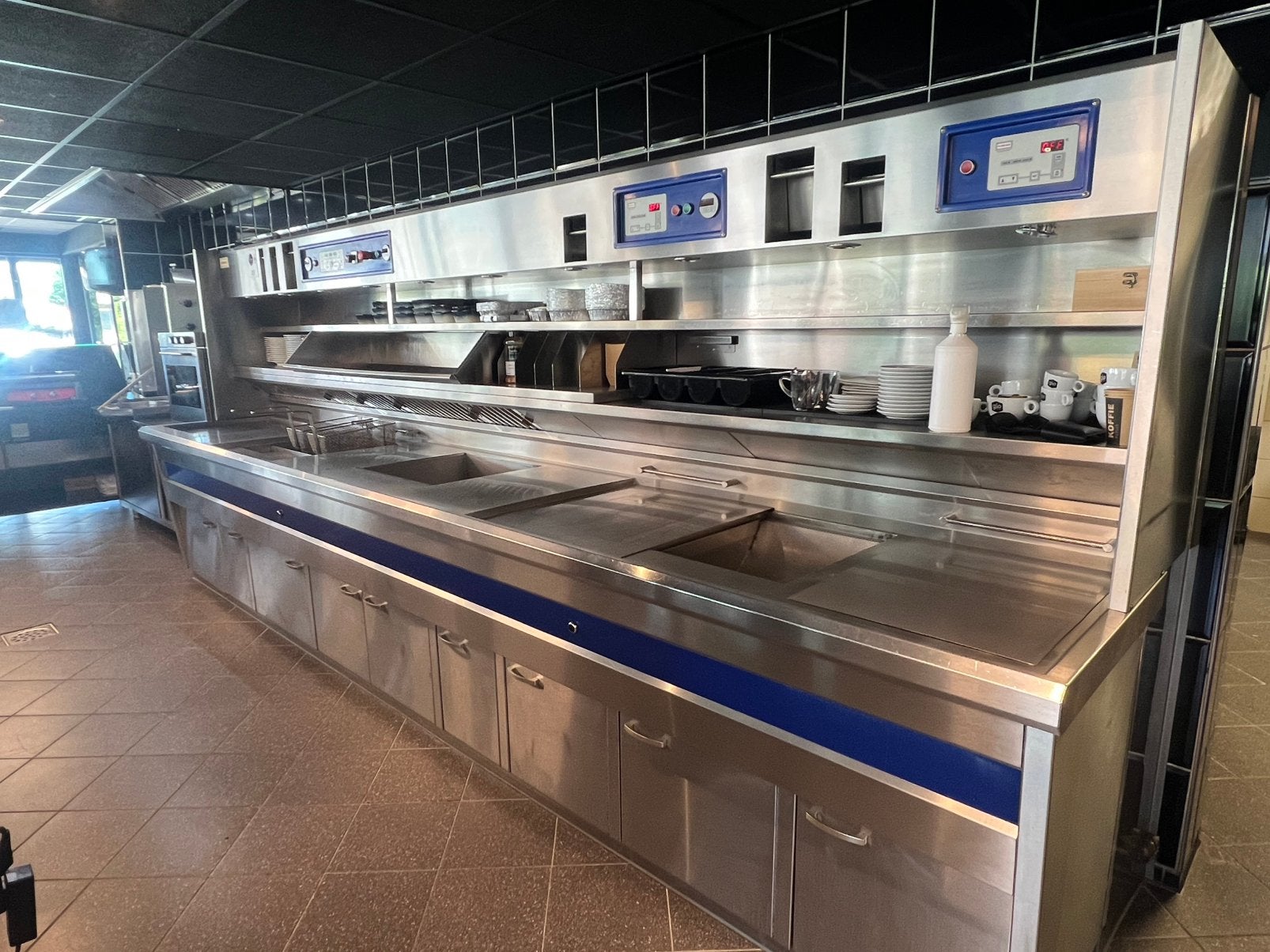 Complete Professionele Bakwand / Frituurlijn te Koop, Ophalen of Verzenden, Fornuis, Frituur en Grillen