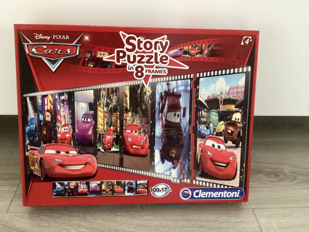 DISNEY  CARS  KINDER   LEGPUZZEL, Ophalen of Verzenden, Meer dan 50 stukjes, Zo goed als nieuw, 4 tot 6 jaar