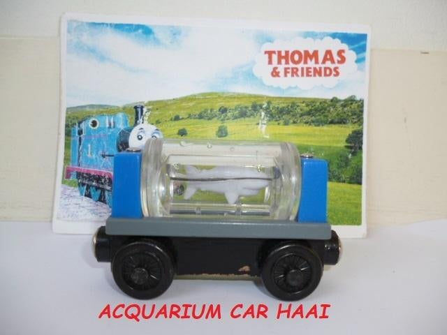 Thomas de Trein Houten Series Acquarium Car Haai, Kinderen en Baby's, Speelgoed | Thomas de Trein, Gebruikt, Ophalen of Verzenden