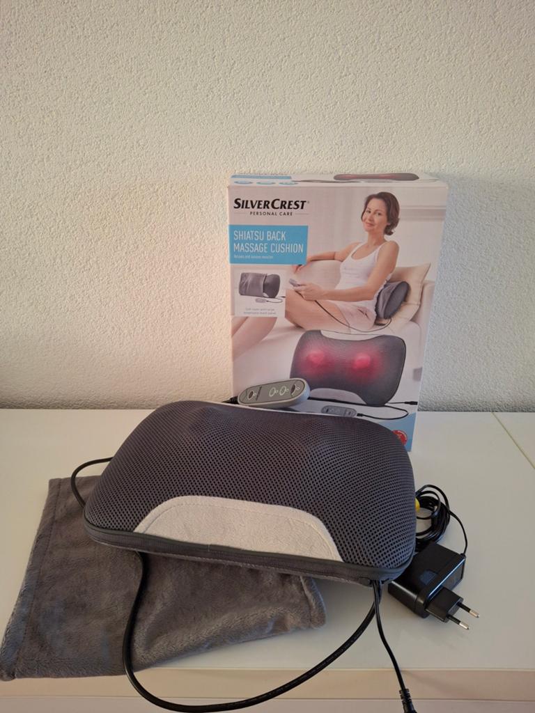 ZGAN Silvercrest Shiatsu massage rug kussen, Sport en Fitness, Ophalen of Verzenden, Zo goed als nieuw, Massagestoel of Kussen