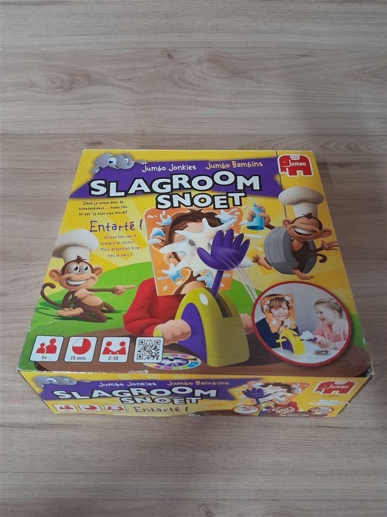 Slagroom snoet - s3390, Hobby en Vrije tijd, Gezelschapsspellen | Bordspellen, Verzenden, Zo goed als nieuw
