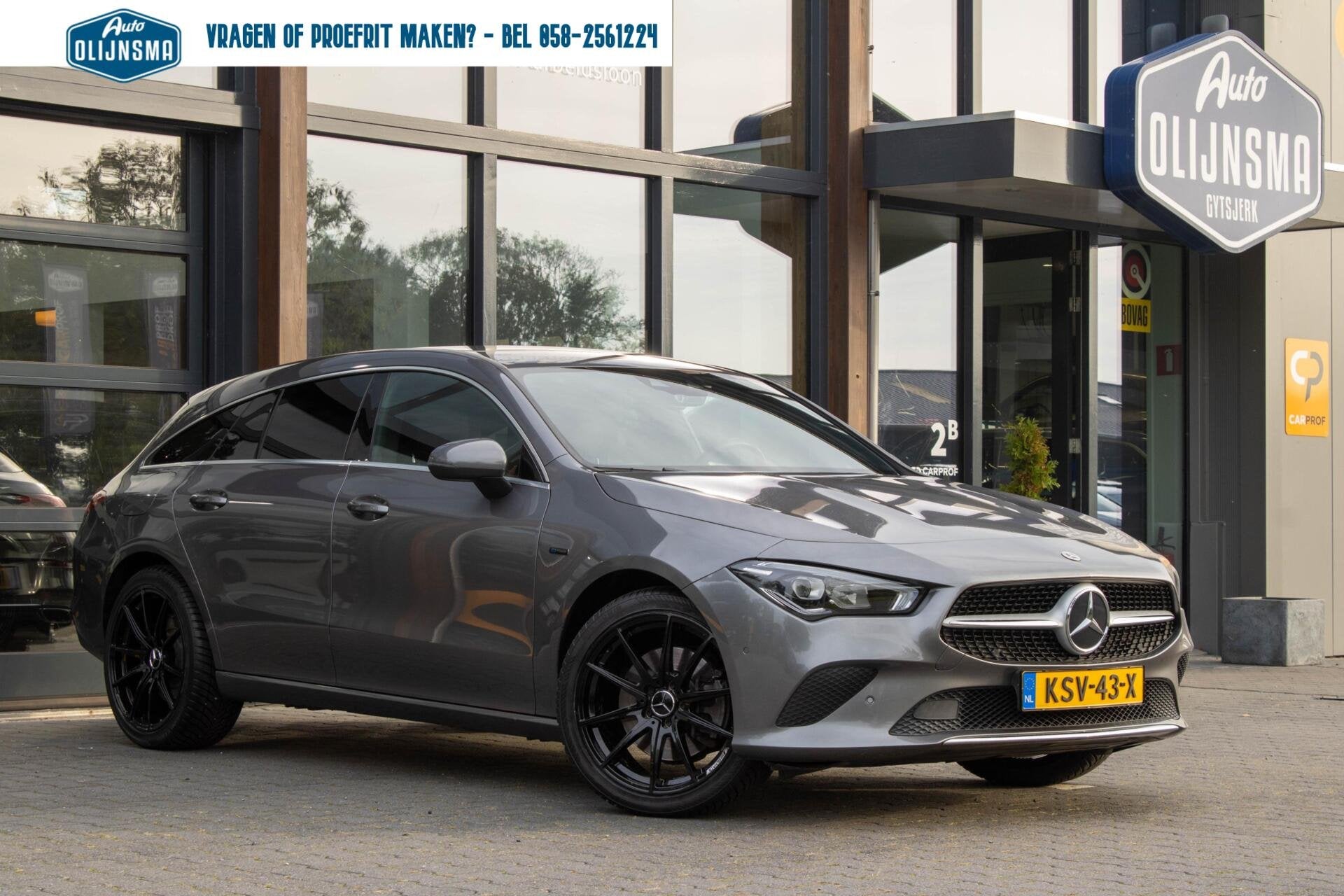 Mercedes CLA-klasse Shooting Brake 250 e Business|Stoelverwa, CLA, Gebruikt, Zwart, Met garantie (alle)